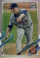 2021 Topps #92 Tarik Skubal Rainbow Foil Baseball Card