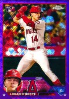 2023 Topps Chrome Logofractor Edition #188 Logan O'Hoppe Purple Refractor Baseball Card