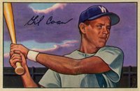 1952 Bowman #51 Gil Coan Baseball Card
