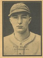 1931 Strip Card Hand Cut #34 Paul Waner No card number Baseball Card