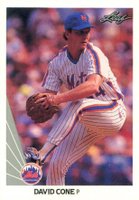 1990 Leaf #40 David Cone Baseball Card