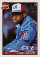 1991 Topps Desert Shield #283 Marquis Grissom Baseball Card