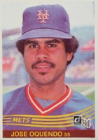 1984 Donruss #643 Jose Oquendo Baseball Card