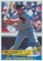 1984 Donruss #480 Joel Youngblood Baseball Card