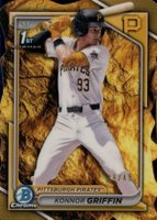 2024 Bowman Draft #BDC22 Konnor Griffin Chrome-Prospector Special Die-Cut Variation Baseball Card