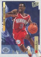 1996 Ultra #G270 Allen Iverson Gold Medallion Basketball Card