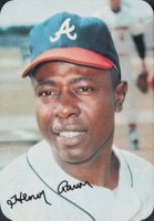 1969 Topps Super #34 Hank Aaron Baseball Card