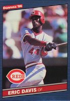1986 Donruss #164 Eric Davis Baseball Card
