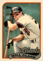 1989 Topps Tiffany #660 Will Clark Baseball Card