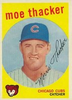 1959 Topps #474 Moe Thacker Baseball Card