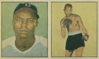 1951 Berk Ross #4-10/4-12 Jethroe/Saddler Panel Baseball Card
