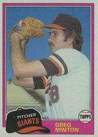 1981 Topps #111 Greg Minton Baseball Card
