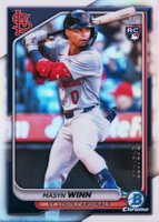 2024 Bowman Chrome #61 Masyn Winn Refractor Baseball Card