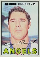 1967 Topps #122 George Brunet Baseball Card