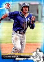 2017 Bowman Draft #BD71 Fernando Tatis Jr. Blue Baseball Card