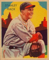 1934 Diamond Stars  #34 Stanley Hack Baseball Card