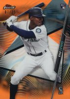2020 Finest #41 Kyle Lewis Orange Refractor Baseball Card