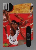 1998 Upper Deck International MJ Stickers #22 Michael Jordan Basketball Card
