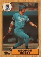 1987 Topps Tiffany #400 George Brett Baseball Card