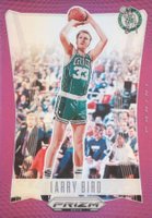 2023 Panini Prizm Deca #158 Larry Bird Purple Prizm Basketball Card