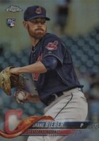 2018 Topps Chrome Update #HMT59 Shane Bieber Refractor Baseball Card