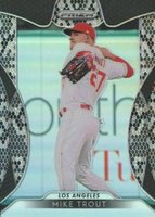 2019 Panini Prizm #192 Mike Trout Snake Skin Prizm Baseball Card