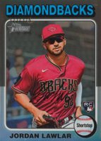 2024 Topps Heritage #429 Jordan Lawlar Chrome-Silver Baseball Card