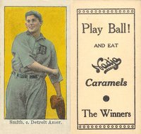 1909 Nadja Caramel # Boss Smith Correct name Schmidt Baseball Card