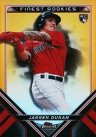 2022 Topps Finest Finest Rookie Design Variations #FRDJD Jarren Duran Gold Refractor Baseball Card