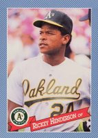 1993 Hostess Twinkies #23 Rickey Henderson Baseball Card