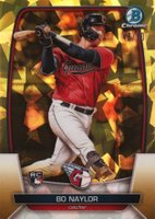 2023 Bowman Chrome Sapphire Edition #49 Bo Naylor Yellow Baseball Card