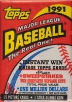 1991 Topps Desert Shield #WP Wax Pack Baseball Card