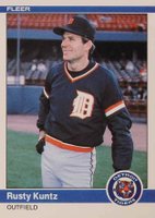 1984 Fleer Update #U-66 Rusty Kuntz Baseball Card