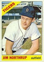 1966 Topps #554 Jim Northrup Short Print Baseball Card