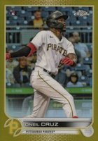 2022 Topps Chrome #128 Oneil Cruz Gold Refractor Baseball Card
