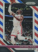 2018 Panini Prizm #206 Dwyane Wade Red/White/Blue Prizm Basketball Card