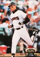 1992 Stadium Club #598 Will Clark Baseball Card