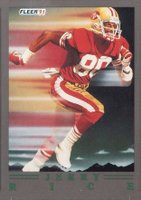 1991 Ultra Update #99 Jerry Rice Pro Vision Football Card