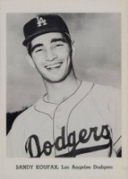 1962 Jay Publishing Photos-Type 2 # Sandy Koufax Portrait, Pose to Chest, Smiling Baseball Card