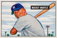 1951 Bowman #253 Mickey Mantle Baseball Card