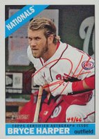 2015 Topps Heritage Real One Autographs #BH Bryce Harper Red Ink Baseball Card