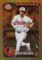 2024 Topps Chrome Radiating Rookies #RR27 Jordan Westburg Update Baseball Card