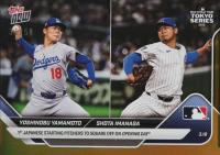 2025 Topps Now #2 Shota Imanaga/Yoshinobu Yamamoto Gold Foil Baseball Card