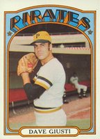 1972 Topps #190 Dave Giusti Baseball Card