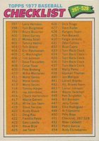 1977 Topps #451 Checklist (397-528) Baseball Card