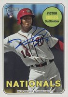 2018 Topps Heritage Real One Autographs #VR Victor Robles Baseball Card