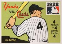 1971 Fleer World Series (Black Back) #26 1928 Yankees vs. Cardinals Baseball Card