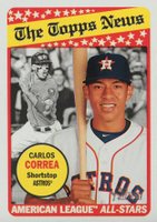 2018 Topps Heritage  #127 Carlos Correa Baseball Card