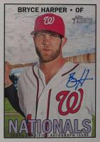 2016 Topps Heritage Real One Autographs #BH Bryce Harper Baseball Card