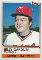 1983 Topps #11 Billy Gardner Baseball Card
